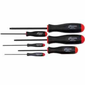 Set of 6 Balldriver Screwdrivers 1.5-5mm