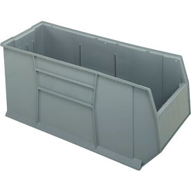 Plastic Rack Bin, 41-7/8"L x 19-7/8"W x 17-1/2"H, Gray