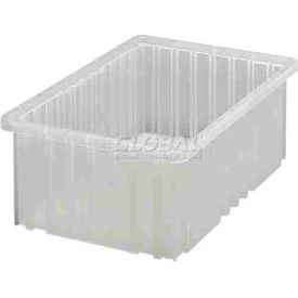 Plastic Clear-View Dividable Grid Container, 16-1/2"L x 10-7/8"W x 6"H