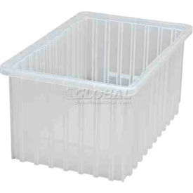 Plastic Clear-View Dividable Grid Container, 16-1/2"L x 10-7/8"W x 8"H