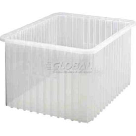 Plastic Clear-View Dividable Grid Container, 22-1/2"L x 17-1/2"W x 12"H