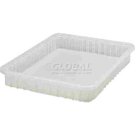 Plastic Clear-View Dividable Grid Container, 22-1/2"L x 17-1/2"W x 3"H
