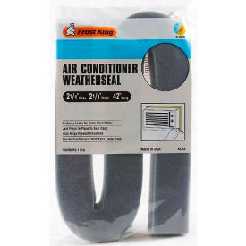 Air Conditioner Weatherseal, 42"L x 2-1/4"W, Black