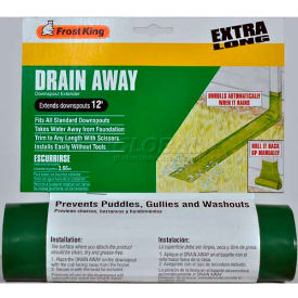 Manual Roll Up Downspout Extender, Green