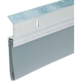 Extra Wide Heavy Duty Aluminum And Vinyl Door Sweep, Silver