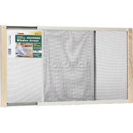 Adjustable Window Screen, 15" High, Extends 21-37"