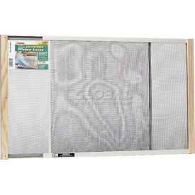 Adjustable Window Screen, 18" High, Extends 25-45"