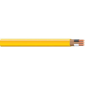 Romex SIMpull Cable With Ground, Yellow, 12/2 Awg, 100 Ft