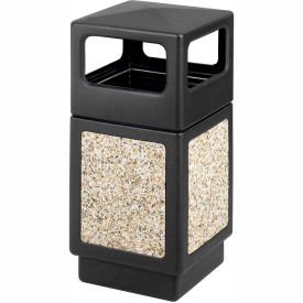 Canmeleon Aggregate Panel, Side Open, 38 Gallon, Black