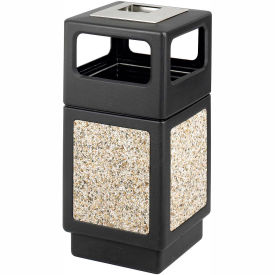 Canmeleon Aggregate Panel, Ash Urn/Side Open, 38 Gallon, Black