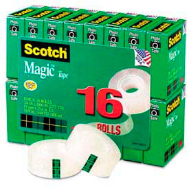 Invisible Tape Value Pack, 3/4" x 1000", 16 Rolls/PK