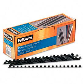Plastic Combs - Round Back, 1/4", 20 Sheets, Black, 100/Pk
