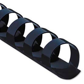 Plastic Combs - Round Back, 3/8", 55 Sheets, Navy, 100/PK