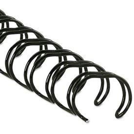 Wire Binding Combs, 1/4", 35 Sheets, Black, Pack of 25