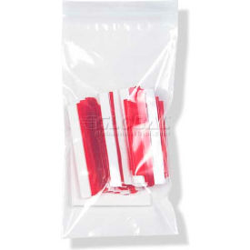 Reclosable Poly Bags, 8"W x 10"L, 4 Mil Thickness, Clear, 1000 Bags/Pack