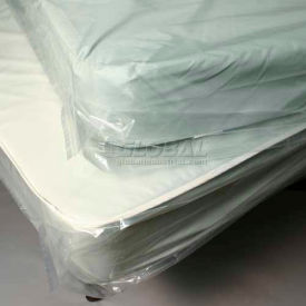 Low Density Mattress Bag with Vent Holes - Double, 1.5 mil, 54" x 8" x 90", Pkg Qty 100