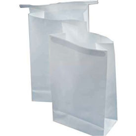 Air Sickness Bags With Wire Tie Closure, 4-1/2" W x 2-1/2" D x 28-1/2" L, 3 Mil, White, 1000/Pack