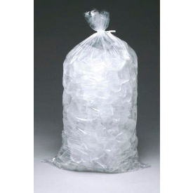 Metallocene Ice Bags, 11"W x 20"L, 1.2 Mil, 8 Lb. Capacity, Clear, 1000/Pack