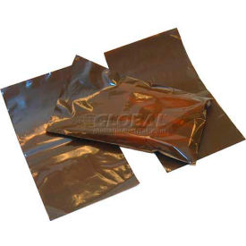 Open Ended Amber Bags, 5"W x 7"L, 2 Mil, 1000/Pack