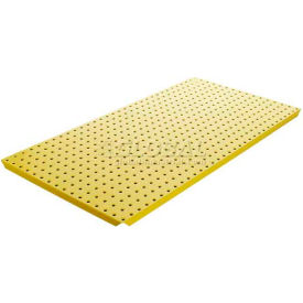 Powdercoat Yellow Pegboard Panels 16 x 32 (2 pc)