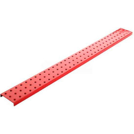 Powdercoat Red Pegboard Strips 3 x 32 (2 pc)