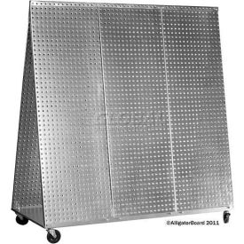 Pegboard Tool Cart - Galvanized 48 x 48