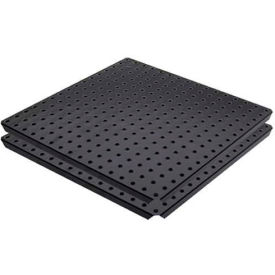 Pegboard Panels - Powdercoat Black 16 x 16 (2 pc)