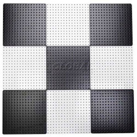 Pegboard Panels - Checkerboard Black & White 48" x 48" (9 pc @ 16")