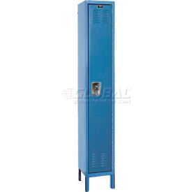 1-Tier 1 Door Locker, 12"W x 18"D x 78"H, Blue, Assembled