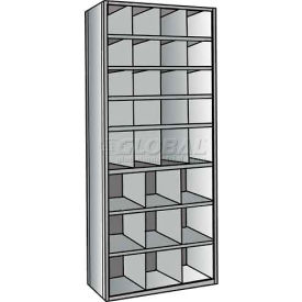 Parts Bin Unit 36"W x 18"D x 87"H Gray Starter 29 Bins
