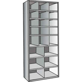 Hi-Tech Parts Bin Unit 36"W x 24"D x 87"H Gray Add-on 21 Bins