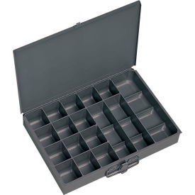 Durham Steel Scoop Compartment Box - 17 Compartment, 13-3/8x9-1/4x2