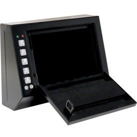 Electronic Lock Pistol Box - 10" x 3-1/2" x 7-1/2", Black