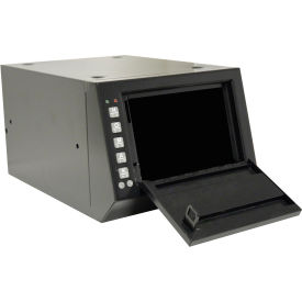 Electronic Lock Pistol Box - 10" x 14-1/4" x 7-1/2", Black