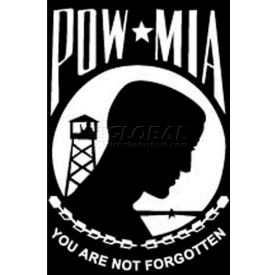 3X5 Ft. Nylon POW-MIA Black Flag