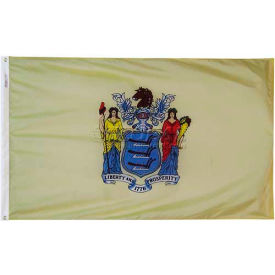 4X6 Ft. 100% Nylon New Jersey State Flag