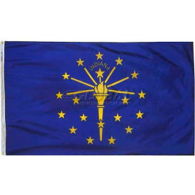 3X5 Ft. 100% Nylon Indiana State Flag