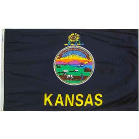 3X5 Ft. 100% Nylon Kansas State Flag