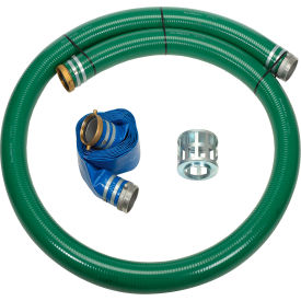 4" Trash Pump Hose Kits with Aluminum Couplings and Fittings