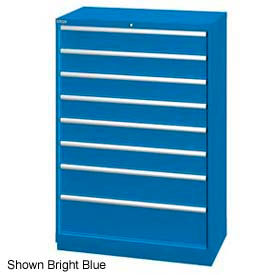 Lista 40-1/4"W Cabinet, 9 Drawer, 120 Compart - Light Gray, Individual Lock