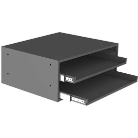 Durham Slide Rack - For Large Compartment Storage Boxes - Two Drawer