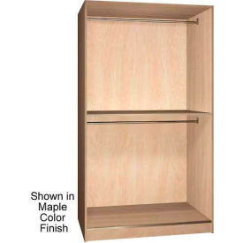 Ironwood 2 Compartment Wardrobe Storage Open Cabinet, Folkstone Color