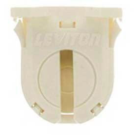 Fluorescent Lampholder, Snap-In, White