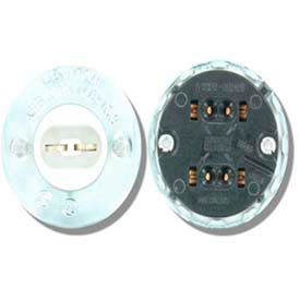 High-Output Base, Double Contact, Fluorescent Lampholder, Snap-In