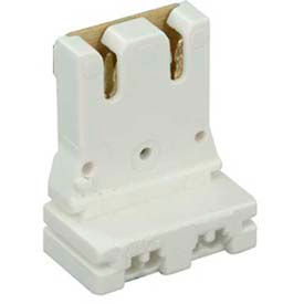 Medium Base Bi-Pin Fluorescent Lampholder White