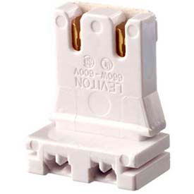 Medium Base, Bi-Pin, Fluorescent Lampholder, White