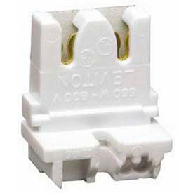 Medium Base, Standard Fluorescent Lampholder, White