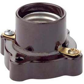 Medium Base, One-Piece, Keyless, Incandescent, Phenolic Lampholder
