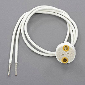 Miniature Bi-Pin Base, G4, G6.35, GY6.35, GX5.3 MR16, GZ4 MR11 Halogen Lampholder