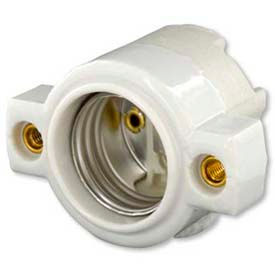 Medium Base, One-Piece, Keyless, Incandescent Lampholder